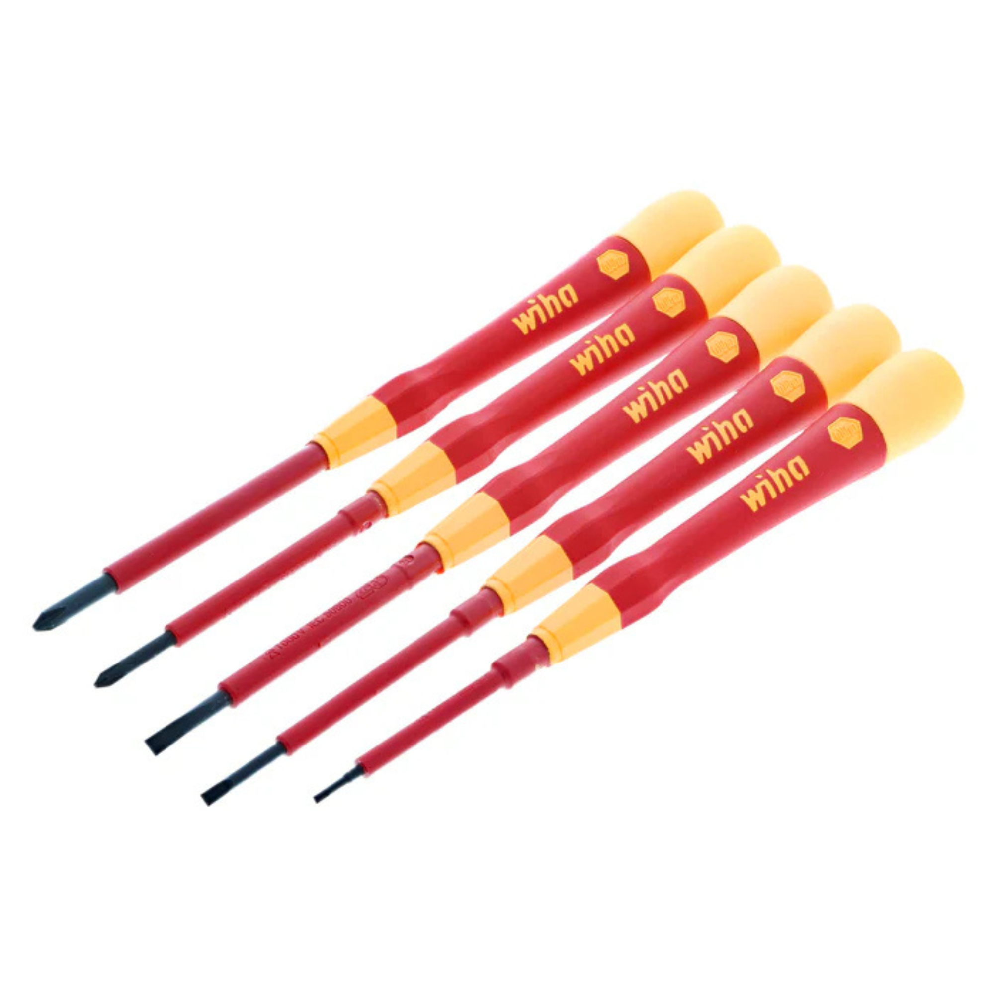 Wiha 5 Piece Insulated PicoFinish Precision Screwdriver Set from GME Supply